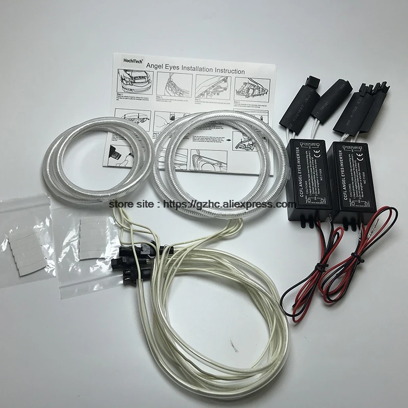 HochiTech для Hyundai i30 2008 2011 Ультраяркий Дневной светильник DRL CCFL ангельские глаза