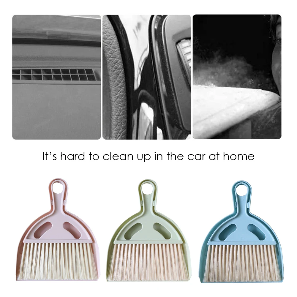Используйте щетку для чистки окон, стол, поверхность, внутренний Ступица колеса, чистящая щетка, метла С мусорным поддоном, для дома, двойное использование