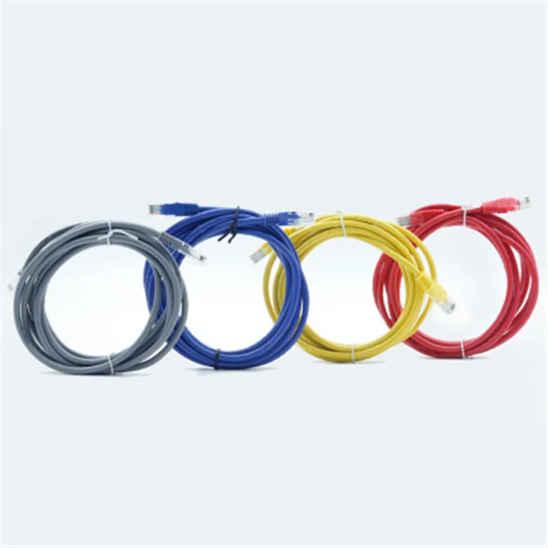 

Six types of flat cable flat wire Category 6 flat network jumper Gigabit 1 meter GDXP01