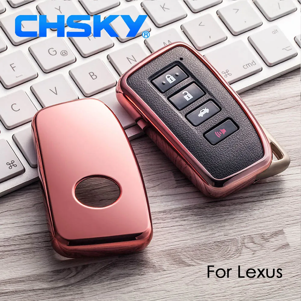

CHSKY Car Styling TPU Car Key Case Shell For Lexus NX GS RX IS ES GX LX RC 200 250 Car key Cover Case Car Styling Accessories