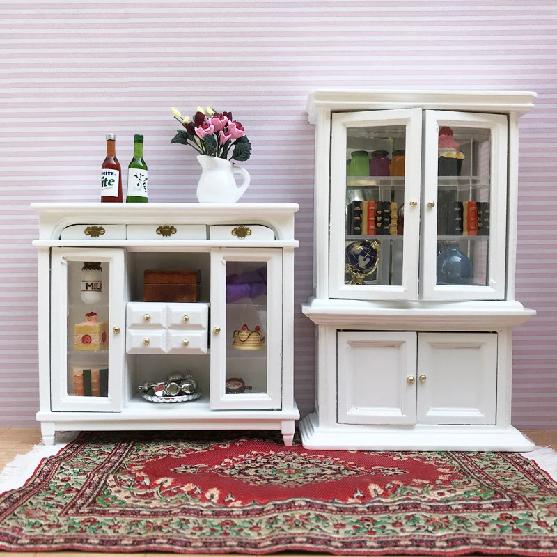 G10-X104 الأطفال طفل هدية لعبة 1:12 دمية مصغرة الأثاث مصغرة rement اكسسوارات خشبية الأبيض عرض خزانة 1 قطع G10-X104 الأطفال طفل هدية لعبة 1:12 دمية مصغرة الأثاث مصغرة rement اكسسوارات خشبية الأبيض عرض خزانة 1 قطع