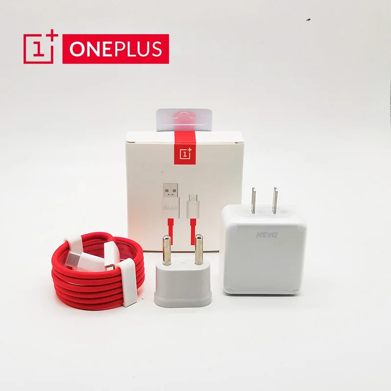 

Original Oneplus 6T 6 wall charger Dash adapter EU 5V 4A USB-C cable DASH Charge charge For OnePlus 3 3T 5 5T 6 T one plus