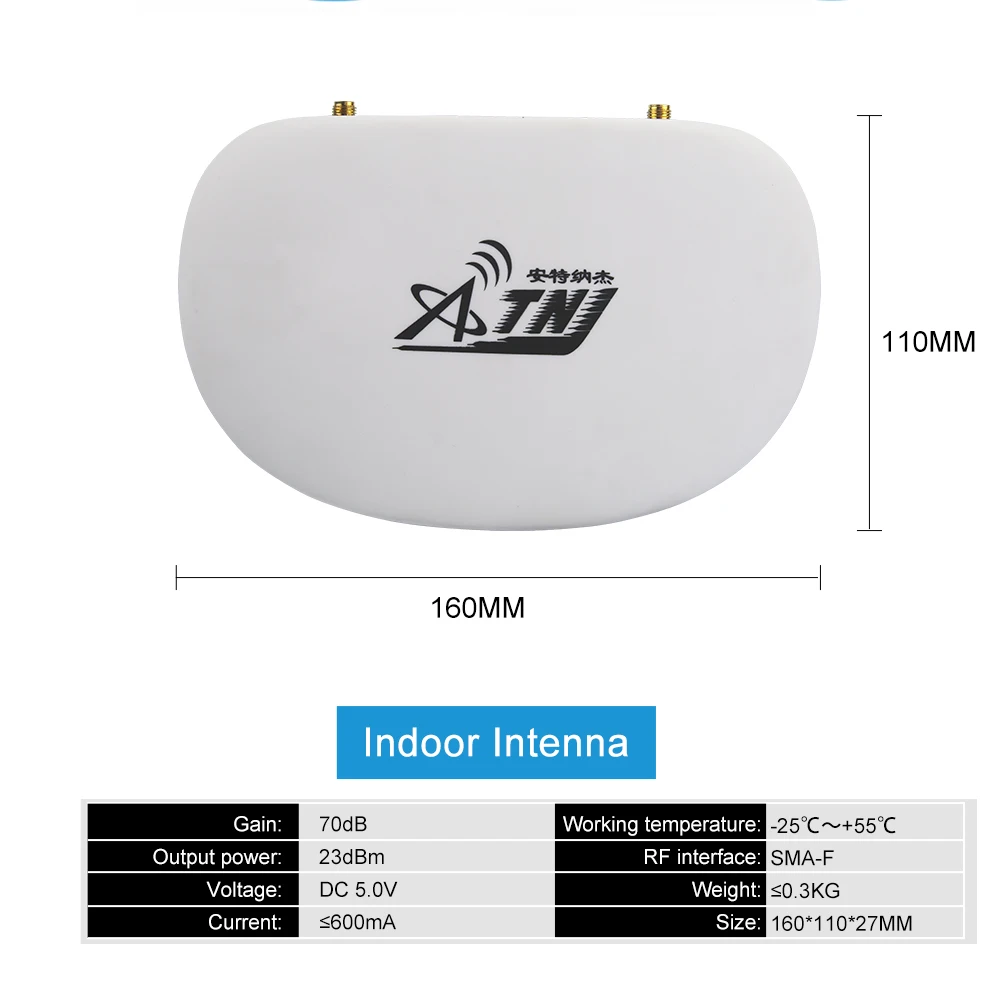 ATNJ 70dB ALC CDMA 850 B5 мобильный телефон усилитель сигнала 2g 3g с функцией GSM UMTS МГц