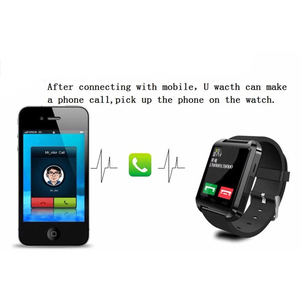 Portable Smartwatch Bluetooth 3.0 Smart Watch U8 Wearable Wristband Dial Call Fitness Tracker Music Photo Chat Smart Phone Portable Smartwatch Bluetooth 3.0 Smart Watch U8 Wearable Wristband Dial Call Fitness Tracker Music Photo Chat Smart Phone