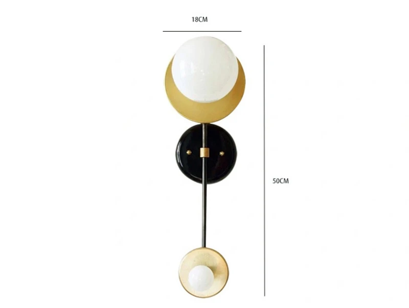 Nordic Post Modern art Wall Lamp Study Bedroom Bedside Lamp Creative Design Corridor Hotel Living Room Decorative Wall Light (5)