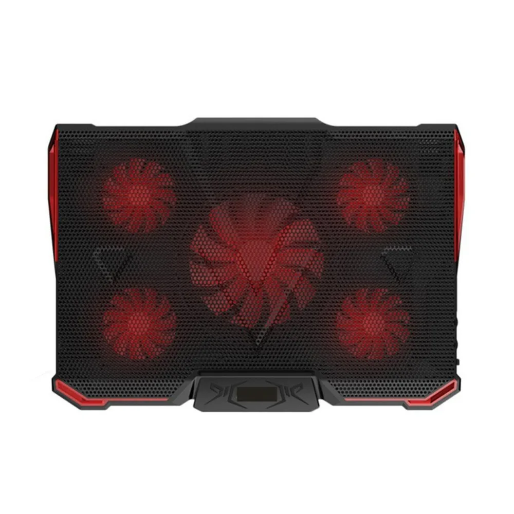 

Laptop USB Cooler Multi-angle Adjusting Notebook Cooling Pad with 5 Fans for 13/15/17 inch Laptop