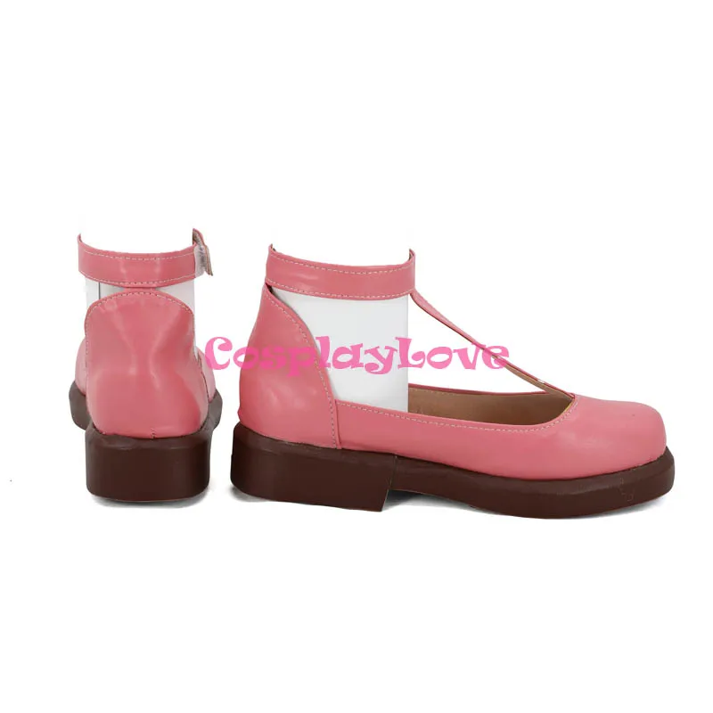 Black Butler Elizabeth Pink Cosplay Shoes Long Boots High Heel Custom Made CosplayLove (7)