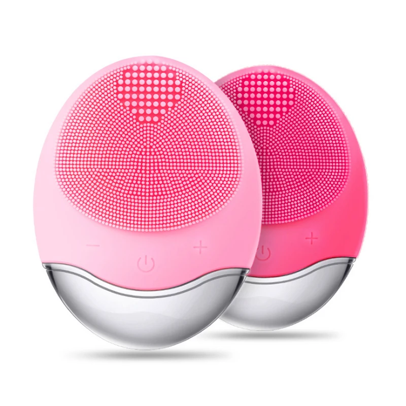 

Ultrasonic Electric Facial Cleansing Brush Waterproof Bamboo-charcoal Silicone Face Deep Cleansing Skin Care Wireless Charging