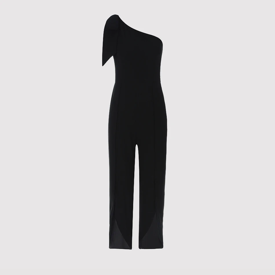 Elegant-Ones-shoulder-Sleeveless-Maxi-Rompers-Womens-Jumpsuit-Black-Knot-Shoulder-Straight-Full-Length-Party-Overalls