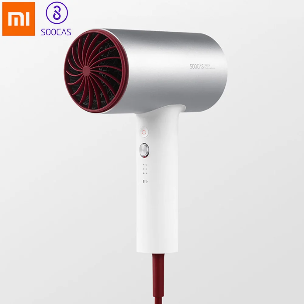 SOOCAS H3 Professional Hair Dryer Negative Ions Quick drying Electric