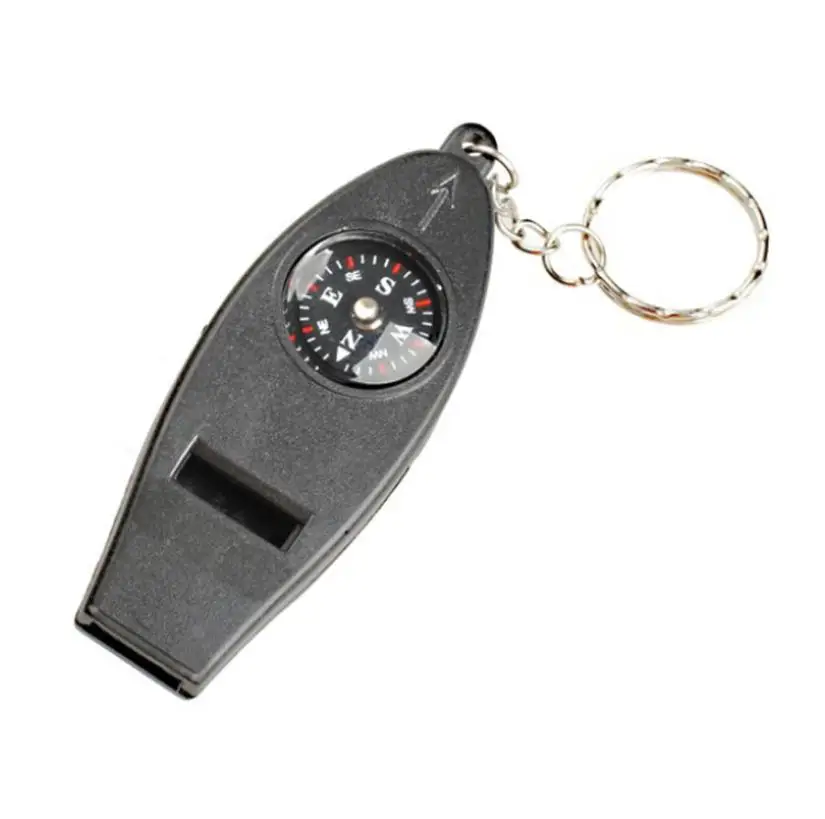 

2017 Brand New And Quality Versatile 4IN1 Compass Thermometer Whistle Magnifier Nov21