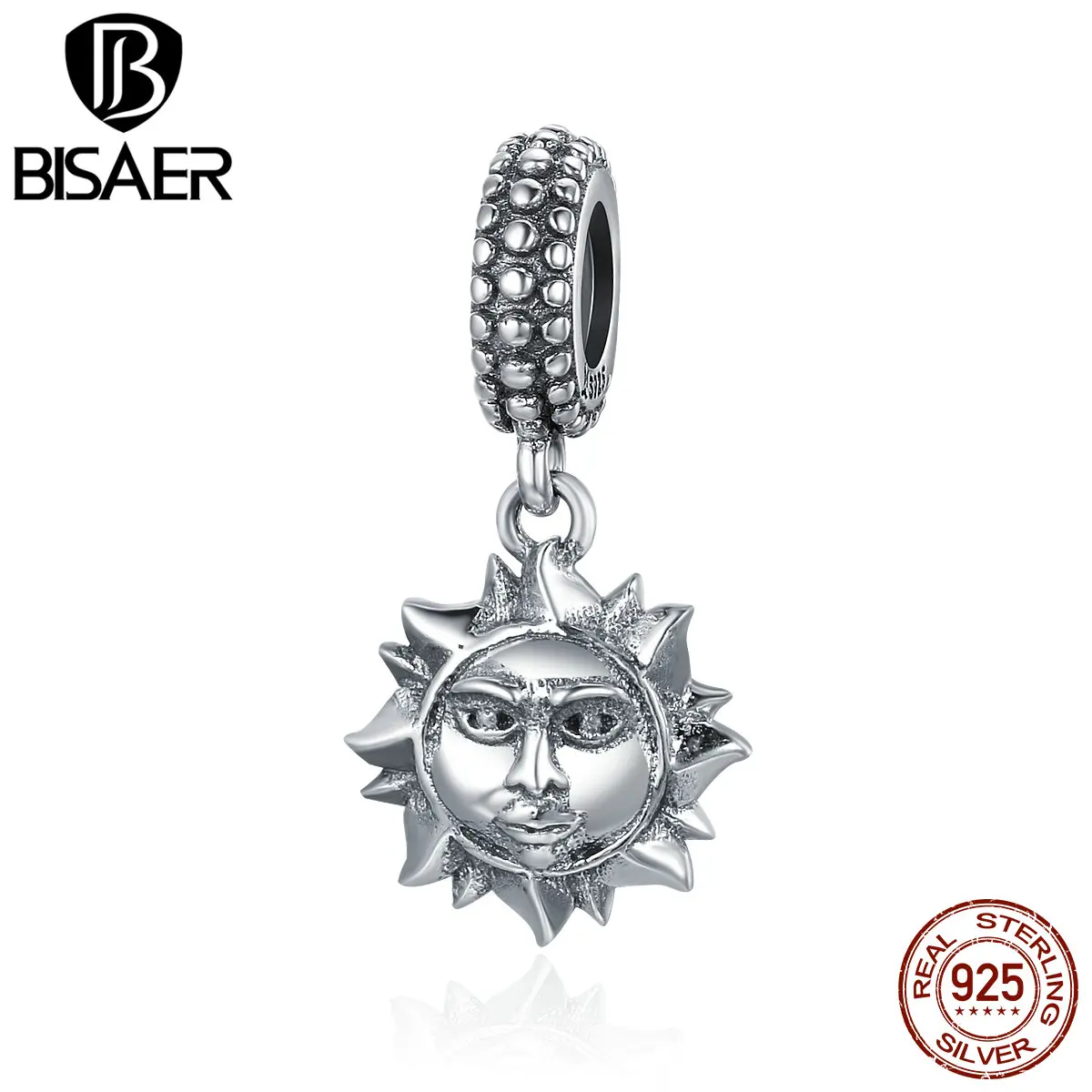 

Hot Sale 100% 925 Sterling Silver Season in The Sun, Cool Sun Pendants Charms Fit Bead Bracelet Silver 925 Original Fine Jewelry