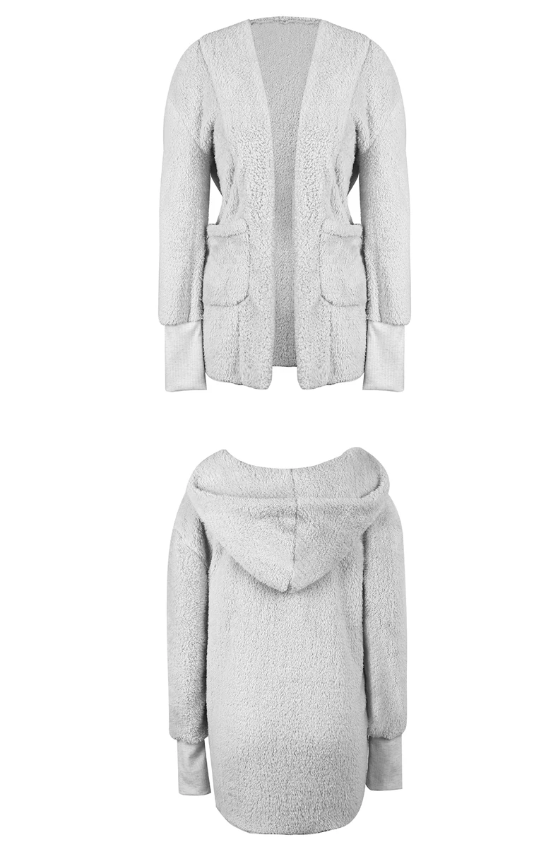 Женское Коричневое Пальто с искусственным мехом на осень и зиму, теплое плюшевое пальто, женские вечерние пальто больших размеров, элегантная лохматая верхняя одежда