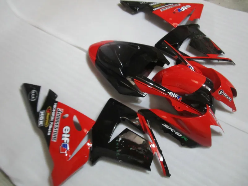 Мотоцикл Запчасти для Kawasaki ZX10R 2004 2005 обтекатель Ninja комплект ZX 10R 04 05 красные