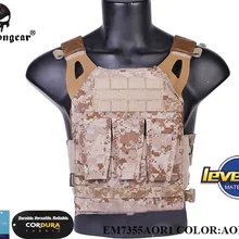 ЭМЕРСОН СКП жилет N Перейти плиты Перевозчик тактический жилет Airsoft Wargame с 3 Чехлы EM7355AR1 AOR1