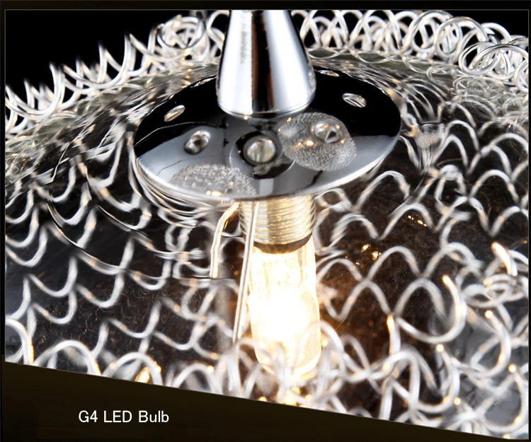 Современный подвесной светильник с алюминиевым стеклянным шаром DIY home deco для гостиной G4 светодиодный подвесной светильник