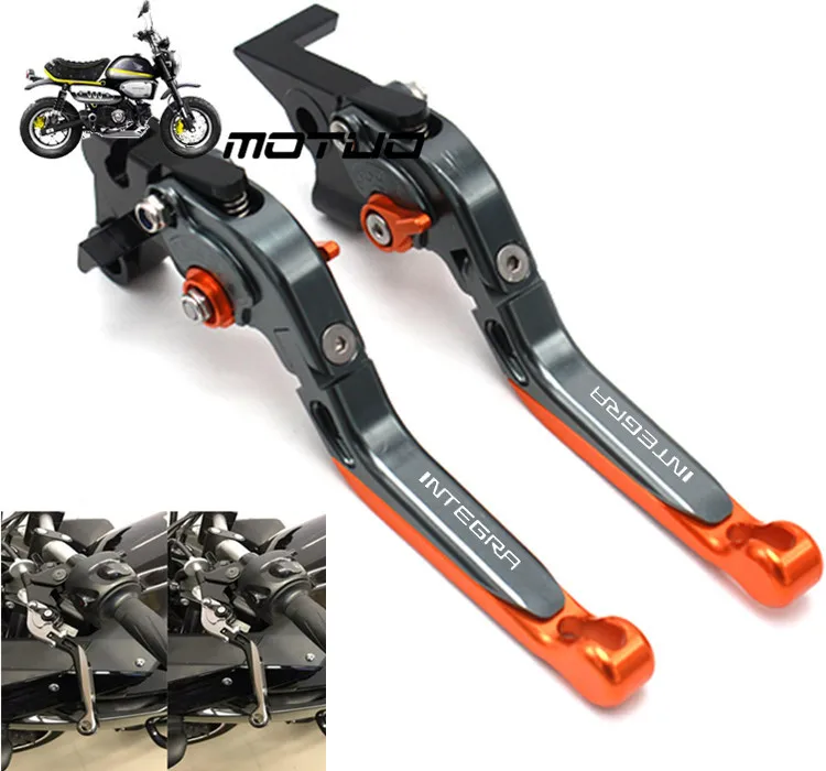 

Motorcycle Folding Extendable CNC Moto Adjustable Clutch Brake Levers For Honda Integra 750 DCT Integra750 2014-2018
