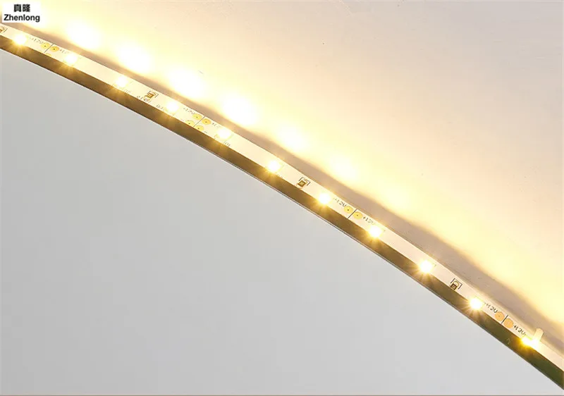 LED хрустальное зеркало для ванной настенная лампа комнаты туалет Круглый