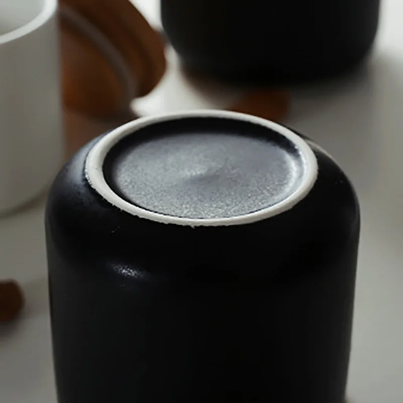 Home Kitchenware tea coffee beans storage rice grain cereal lid jar dried fruit cans container snacks box tools with wood