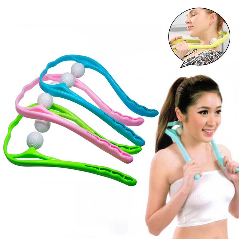 Pressure Point Therapy Neck Massage Tool Pressure Relieve Hand Roller Massage Neck Shoulder Dual Trigger Point Self Massager|Massage Tools| - AliExpress
