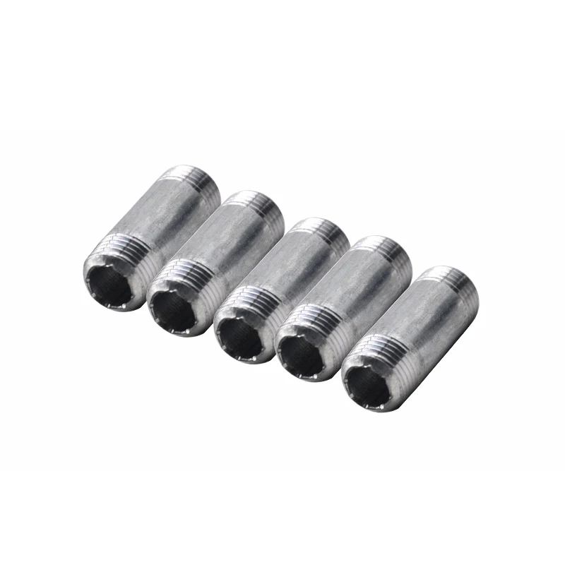 10 шт./лот G1/2 &quotстальные двойные мужские нитки оцинкованные трубы DIY бутылки