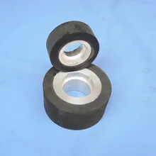 Cheap Sanding Belt Rubber Flat Wheel with Aluminium Core for Sander Polisher machine fix with bearing 6204/6205 Cheap Sanding Belt Rubber Flat Wheel with Aluminium Core for Sander Polisher machine fix with bearing 6204/6205