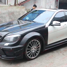 Z-ART широкий обвес для W204 real C63 AMG тюнинг обвес для W204 C63 AMG купе модифицированный обвес для W204 C63 AMG 2008-2010