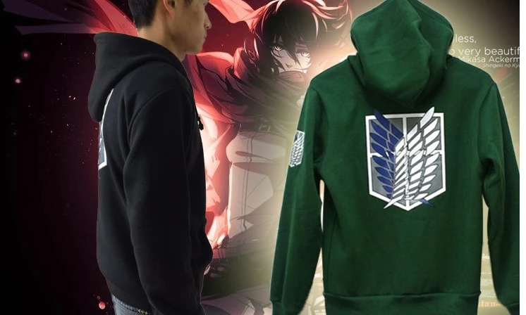 Атака на Титанов shingeki no kyojin ackerman levi Eren Jaeger mikasa Легион скаутов Толстовка Косплей Костюм для взрослых мужчин