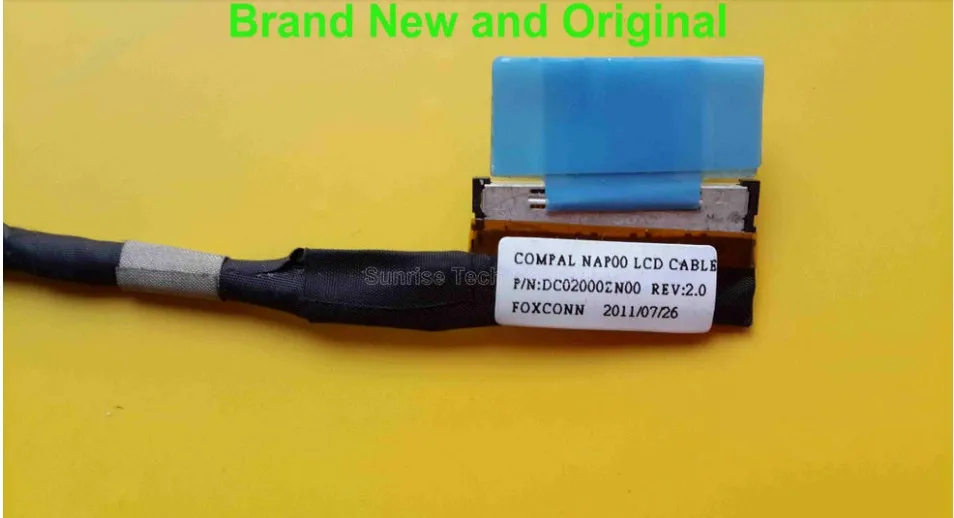 Новый светодиодный ЖК кабель LVDS для ноутбука DELL Alienware M11X R2 P06T DC02000ZN00 COMPAL NAP00