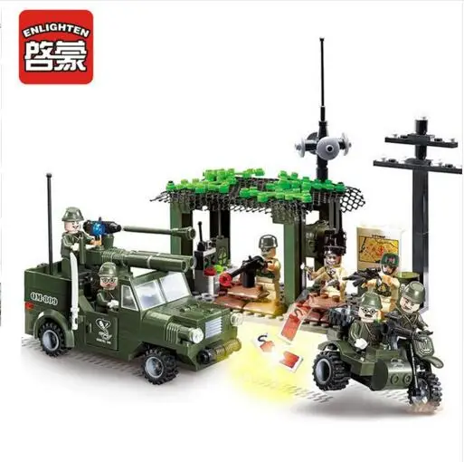 Enlighten модели Здание игрушка Совместимость с LEGO Лего Legos Конструктор E809 285 блок