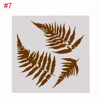 

2Pcs/Set DIY Leaves Craft Hollow Layering Stencils For Wall Painting Scrapbooking Stamping Album Decorative Embossing Paper Card