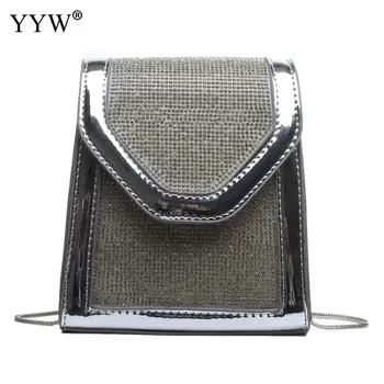 

Women Shoulder Bag Summer Mini Crossbody Bags Female Leather Chain Glitter Handbags Small Party Purse 2019 Fashion Bolso Mujer
