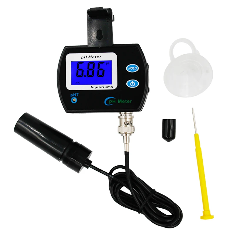 

5pcs Portable Digital Accurate Digital Pen PH-990 Aquarium LCD PH Tester Pen PH Meter Acidometer Analyzer with sucker