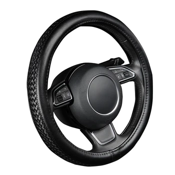 

LCRTDS PU Leather Steering Wheel Cover For Jeep cherokee compass 2007 2017 2018 grand cherokee 2011