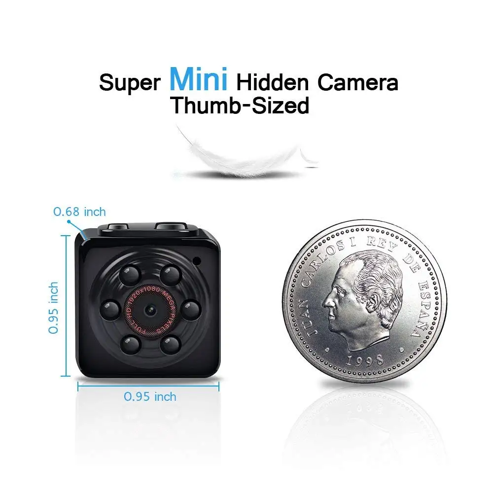 SQ9 полный HD1080P Mini DV DVR Камера для мини видеокамер с Ночное видение и обнаружения