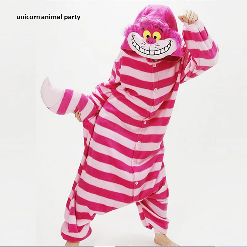 

Cute cartoon onesie Sleepwear Cheshire Cat Pajamas Adult Onesie Animal Rompers Womens Sleepsuit Cartoon Cosplay Costumes Pyjama