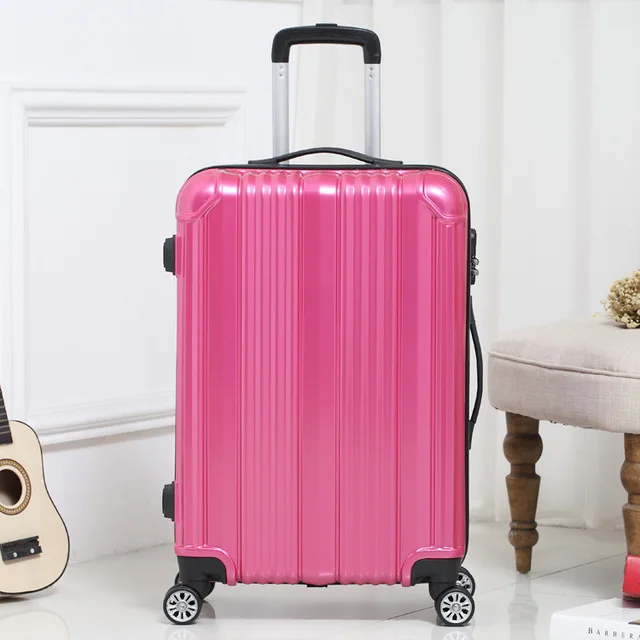 New hot suitcase carry-ons Women travel Spinner rolling luggage on wheels 20/22/24 inch Cabin trolley box fashion men's luggage - Цвет: 1PCS