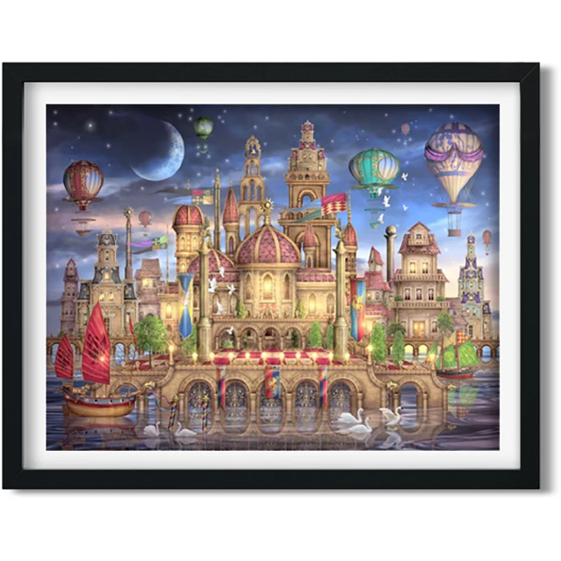 

New Arrival 100% Printed Unfinished Cross Stitch Patterns Sets Embroidery Handmade Needlework Kits,summer garden