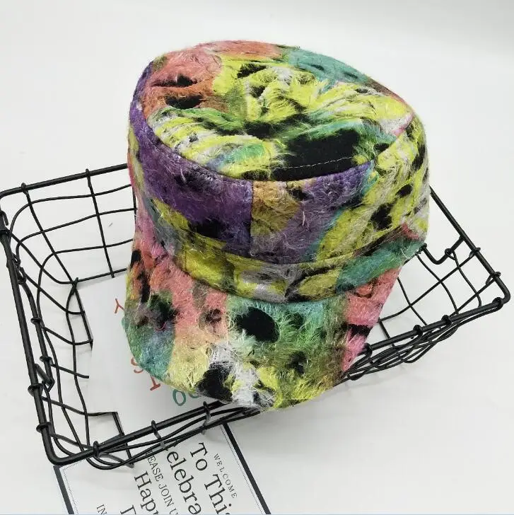 Модная плюшевая Женская кепка в полоску в стиле милитари, Плоская Верхняя цветочная шляпа, Студенческая шляпа, винтажная шляпа, шапка на осень зиму H4 - Цвет: floral1