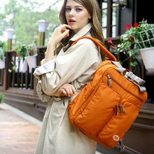 Водонепроницаемый Детская сумка для подгузников и пеленок сумка Мать Мода Набор для ухода за новорожденным Мумия Сумки из натуральной кожи Водонепроницаемая детская коляска сумка