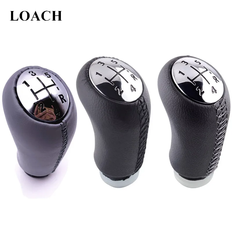 

Black Gray Chromed Gear Shift Knob for Renault Scenic II MK2 Megane 2 MK2 Clio III MK3 Shifter Stick Headball Pen Head Ball Arm
