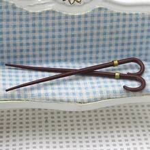 Имитация винтажной джентльменской трости костыль модель игрушки для украшения кукольного дома 1/12 Миниатюрные аксессуары для кукольного домика