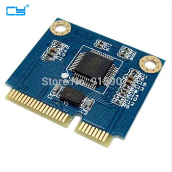 

Dual TF Micro SD Card to Mini PCI-E Express with half Bracket Memory Card Reader Adapter
