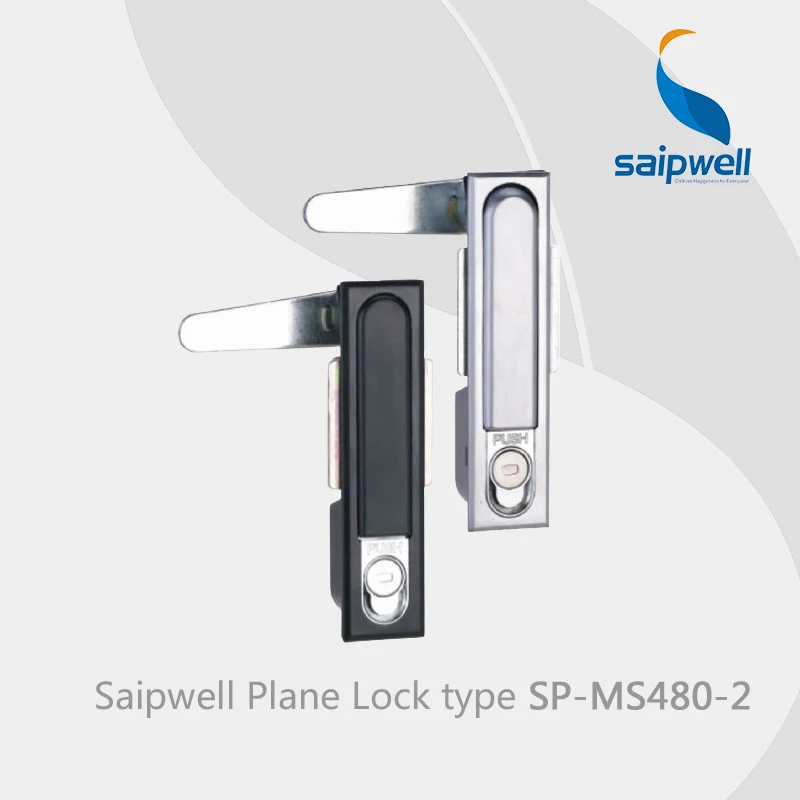 

Saipwell Industrial/Kitchen Mechnical High Quality Metal Cabinet Sliding Door Lock With CE Certification SPMS480-2 in 2-PCS-PACK