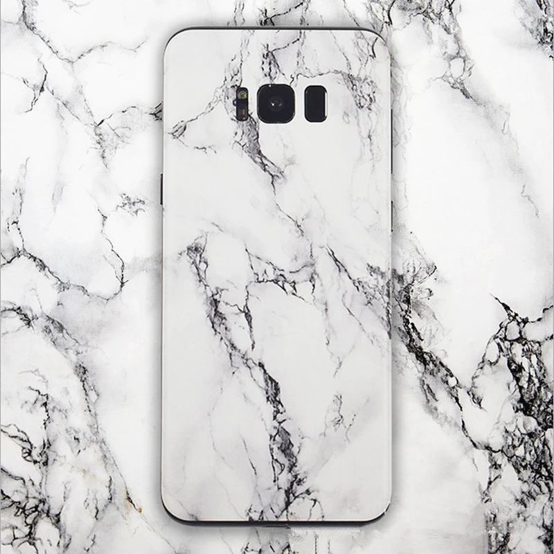 

NEW Marbling Skins Protective Film Wrap Skin Cellphone back paste Protective Sticker For Samsung Galaxy S8Plus