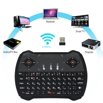 

Zoweetek i28-1 K28-1 Wireless Russian Keyboard Backlit Touchpad mouse Combo Gaming Keyboard for Android TV Box PC
