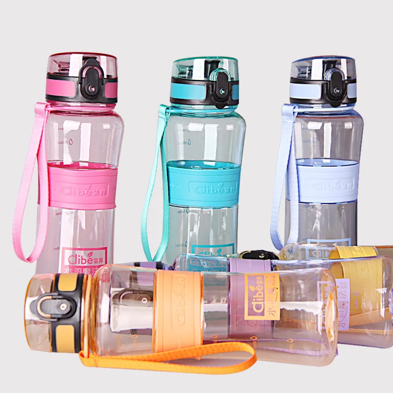 2017 Portable 1000ml Silicone Folding Water Bottle Climbing Hiking Camp Sports Kettle Leak proof Plastic Bottle
