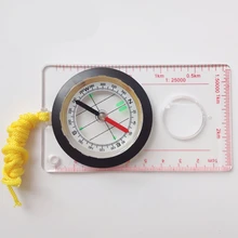 Кемпинг направленная Беговая гонка Пешие прогулки специальный компас опорная плита линейка карта компас со шкалой оборудование Bussola