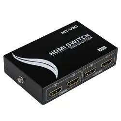 Горячие MT-VIKI Переключатель HDMI дистрибьютор селектор 2 Вход 2 Выход 3D 1080 p ИК дистанционный контроль MT-HD2-2