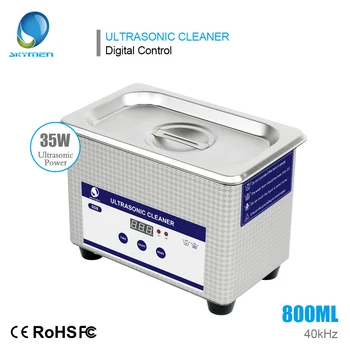 

SKYMEN Ultrasonic Jewelry Cleaner 800ML 35W Instruments for manicure Jewelry Glasses Injector Watch Tooth Dental CD Brush bath